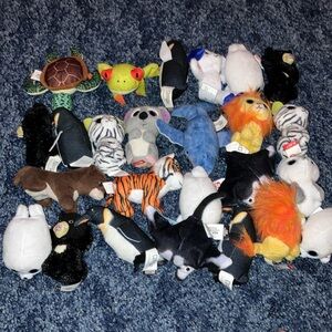 Ty Beanie Babies & National Geographic Kids Mini Plush Animals.